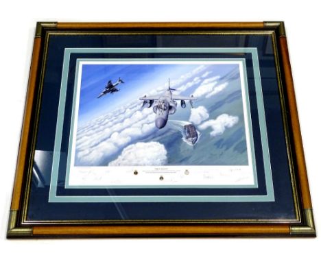 After Edward Ash. Ark's Angels, artist signed limited edition aviation print number 17 of 900, with certificate, 46cm x 60cm.