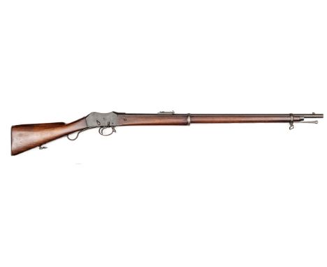 An 11.3x 59mm (.45” Turkish) 1st type Turkish Model 1874 Peabody Martini rifle, 49” overall, barrel 33¼”, action with safety 
