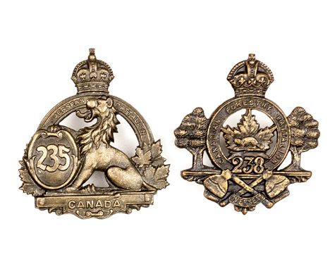 2 similar badges: 235th Bn (235A); and 238th Bn. Near VGC Plate 3