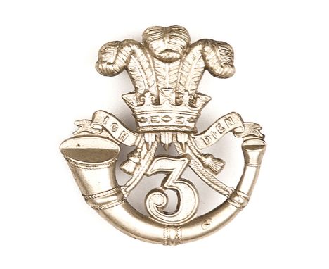 An OR’s WM cap badge of the 3rd Cheshire Rifle Vols. Near VGC  Plate 2