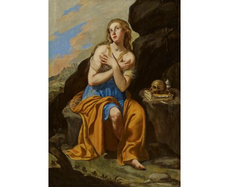 GENTILESCHI, ARTEMISIA1593 Rom - um 1654 NeapelTitel: Die Heilige Maria Magdalena. Datierung: Um 1650-1654. Technik: Öl auf H