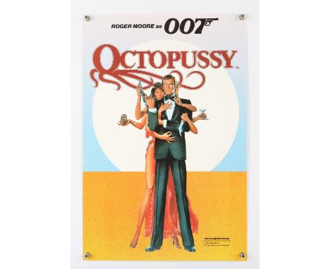 James Bond Octopussy (1983) UK teaser poster, rolled, 13 x 19.5 inches. 
