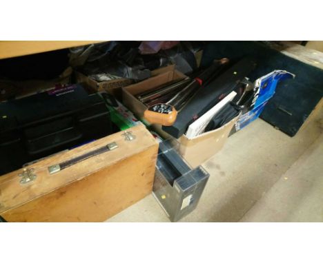 Tool box and quantity of miscellaneous 