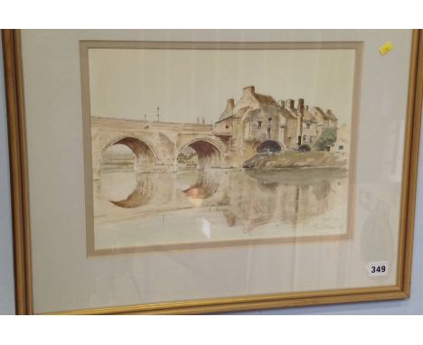 Thomas Wilkinson, watercolour, signed, dated 1982, 'Elvet Durham'