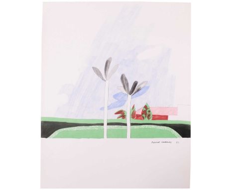 David Hockney (b.1937), California Scene (1966), signed in the print, lithograph on wove paper, 50.5 x 40 cm, unframedGood ov