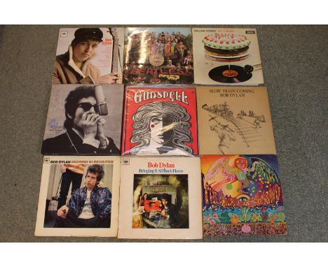 Collection of assorted Vinyl inc. Bob Dylan, The Beatles, Rolling Stones, Godspell etc 