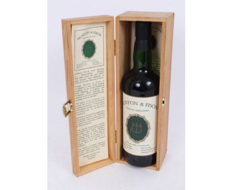 Whisky - one bottle, Munton &amp; Fison Single Malt Scotch Whisky, Distilled at Ben Wyvis Distillery 1972, bottled 1989,in ow