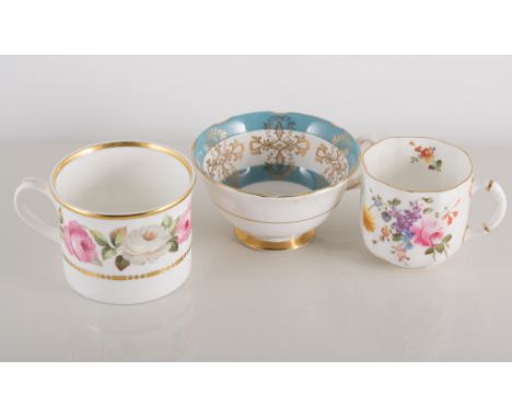 Royal Crown Derby 'Posies' part coffee set, including five cups, six saucers, a jug and dish; together with a Royal Worcester