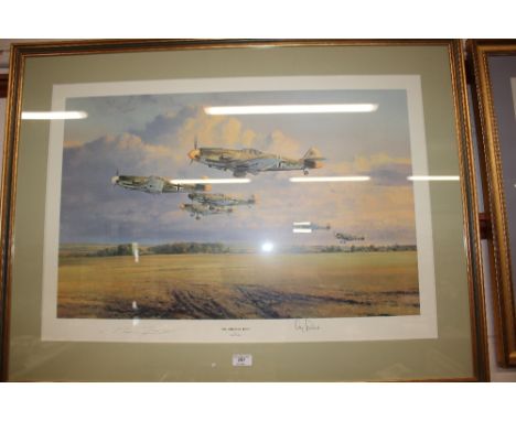 Robert Taylor, pencil signed limited edition print "The Abbeville Boys"