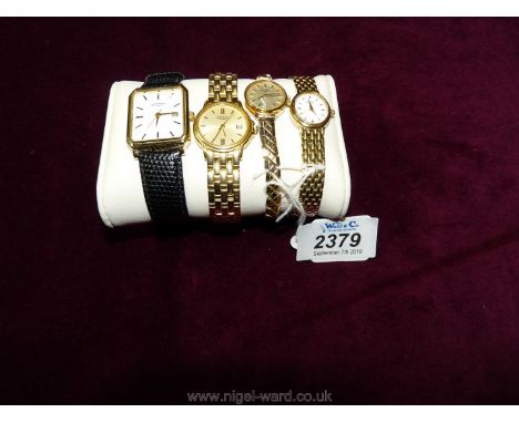 Four Rotary Wristwatches