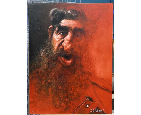 SEBASTIAN KRUGER (GERMAN B 1958) RASPUTIN ‡ Giclee limited edition print 'Rasputin' edition 64/99 signed, Sebastian Kruger.98