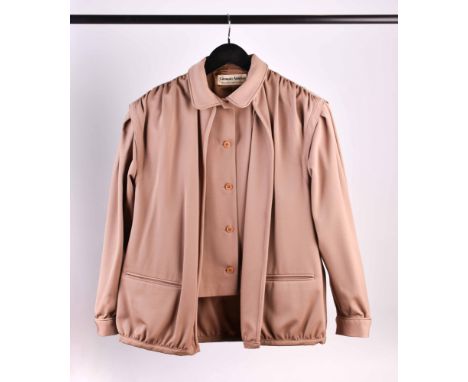Vintage Giorgio Armani Blouson und WesteWolle, hellbraun, Größe wohl 38, Zustand gut bis sehr gut