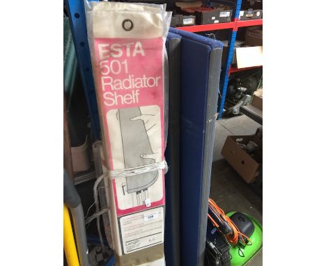 A radiator shelf 