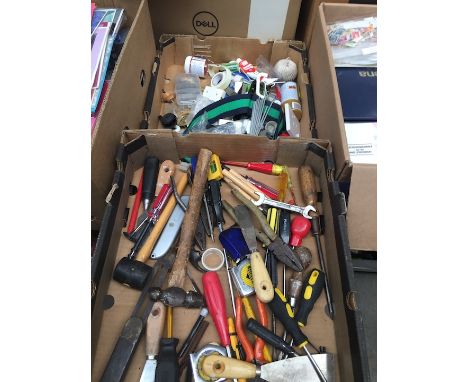 2 trays of tools etc 