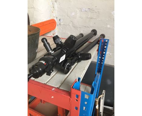 A Benbo 1 camera tripod. 