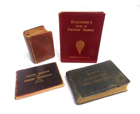 [MISCELLANEOUS]  Warner, Miss L. Everybody's Book of Parlour Games, Russell, London, no date, crimson leather gilt, period ad