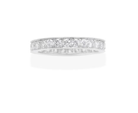 DIAMOND ETERNITY RINGBrilliant-cut diamonds,  diamonds approx. 1.30cts total,  ring size approx. MFor further information on 