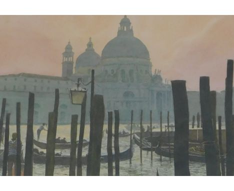  Noel Shepherdson. The Salute Against the Light Venice, 29cm x 36cm. 