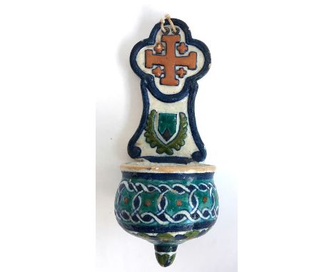 A ceramic water stoop made in Jerusalem, 21cmL