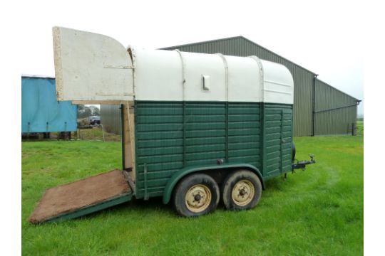 Rice Horse Trailer 2 Horse Capacity Tandem Axle Rear And Side