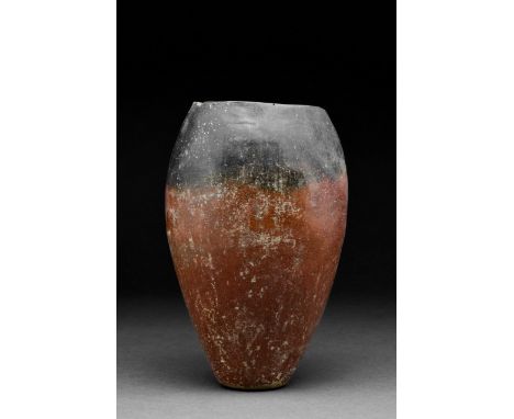 Predynastic Period, Naqada I-II, circa 4000-3200 B.C. A beautifully formed pottery jar from the pre-dynastic period of Egypti