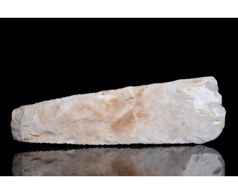 Circa 8000-6000 BC. A Neolithic flint axe (Silex) “Thin butted axe - Type VII Blandebjerg – Ax”. Formed by an early modern ma