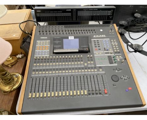 A YAMAHA O2R DIGITAL RECORDING CONSOLE 