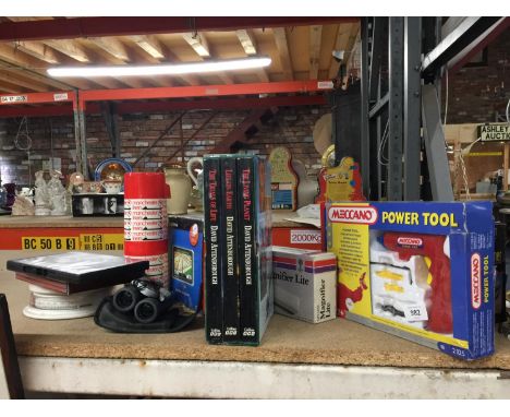 A MECCANO POWER TOOL SET AND A MECCANO COLLECTION OF EIGHT MODELS 