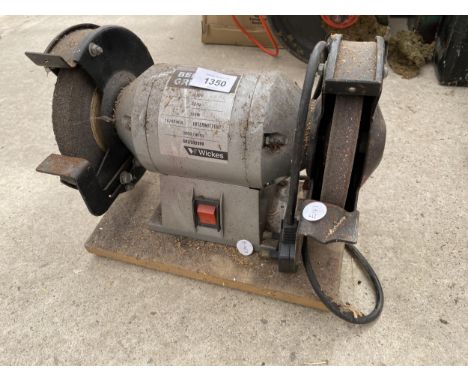 A WICKES TWO ENDED BENCH GRINDER 