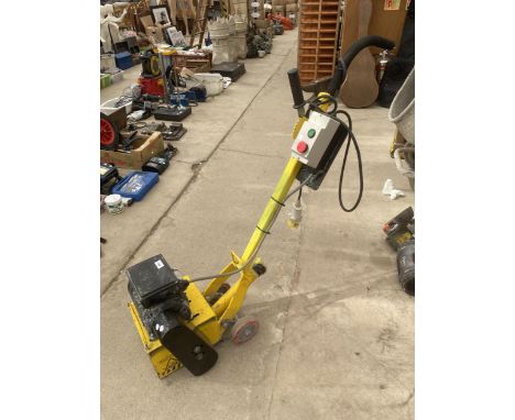 A SCABBLER CONCERETE GRINDER/SANDER BELIEVED IN WORKING ORDER BUT NO WARRANTY 