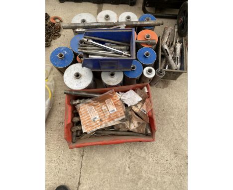 A LARGE QUANTITY OF MASONARY DRILL BITS AND CORING TOOLS 