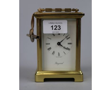 Bayard brass carriage clock 
