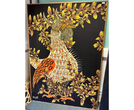 THREE JEAN LURCAT SILKSCREEN WALL HANGINGSTHE BACKING BOARDS HAVE MADE IN SWEDEN WE HIGHLY RECOMMEND YOU VISIT TO SATISFY YOU