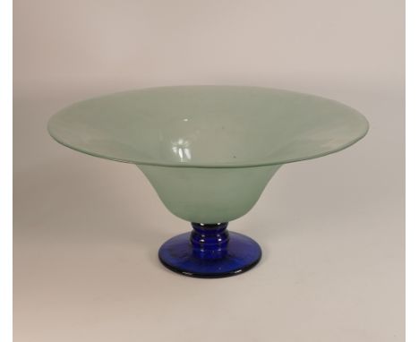Italian Art Glass Fruit Bowl. Height: 19cm Diameter: 39cm