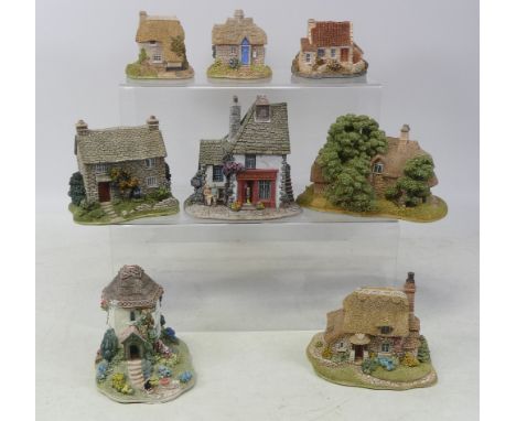 A selection of Lilliput Lane to Include Otter Reach, Sweet Pea Cot, Inglewood, Tarside, Fry Days, Rustic Root House, Birdlip 