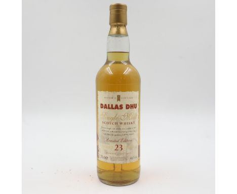 Dallas Dhu single malt Scotch whisky, distilled 1983, aged 23 years, bottled for Historic Scotland, 49%, 70cl. UK P&amp;P Gro