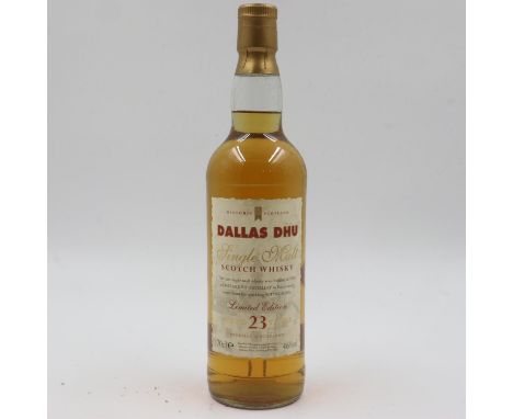 Dallas Dhu single malt Scotch whisky, distilled 1983, aged 23 years, bottled for Historic Scotland, 49%, 70cl. UK P&amp;P Gro