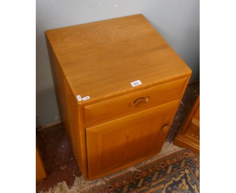 Small Ercol blonde elm side cabinet 