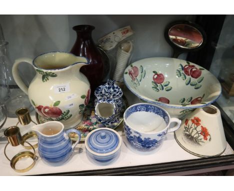 Collectables to include Poole Pottery Dorset Fruit wash bowl &amp; jug 