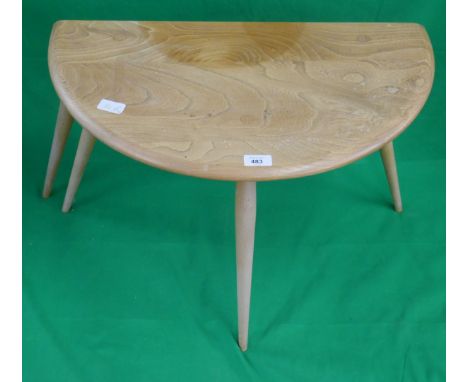 Small blonde elm Ercol dropleaf table 