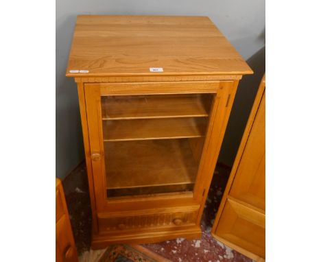 Ercol blonde elm display cabinet 