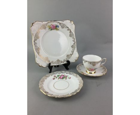 ROYAL VALE PART TEA SERVICE, along with two Royal Crown Derby and two Royal Worcester cased sets