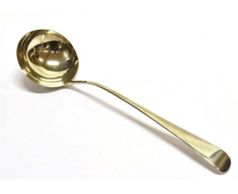 A GEORGE III SILVER OLD ENGLISH PATTERN SOUP LADLE the maker's IB that of many, London 1800, 146g (a little under 4 ¾ oz) 
