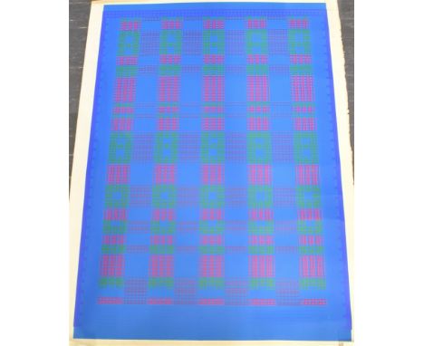 SIR EDUARDO PAOLOZZI  (1925-2005) 'MEMORY MATRIX - MEMORY CAPACITY'  April 1967, screen print on paper, 68cm x 100cm, un-fram