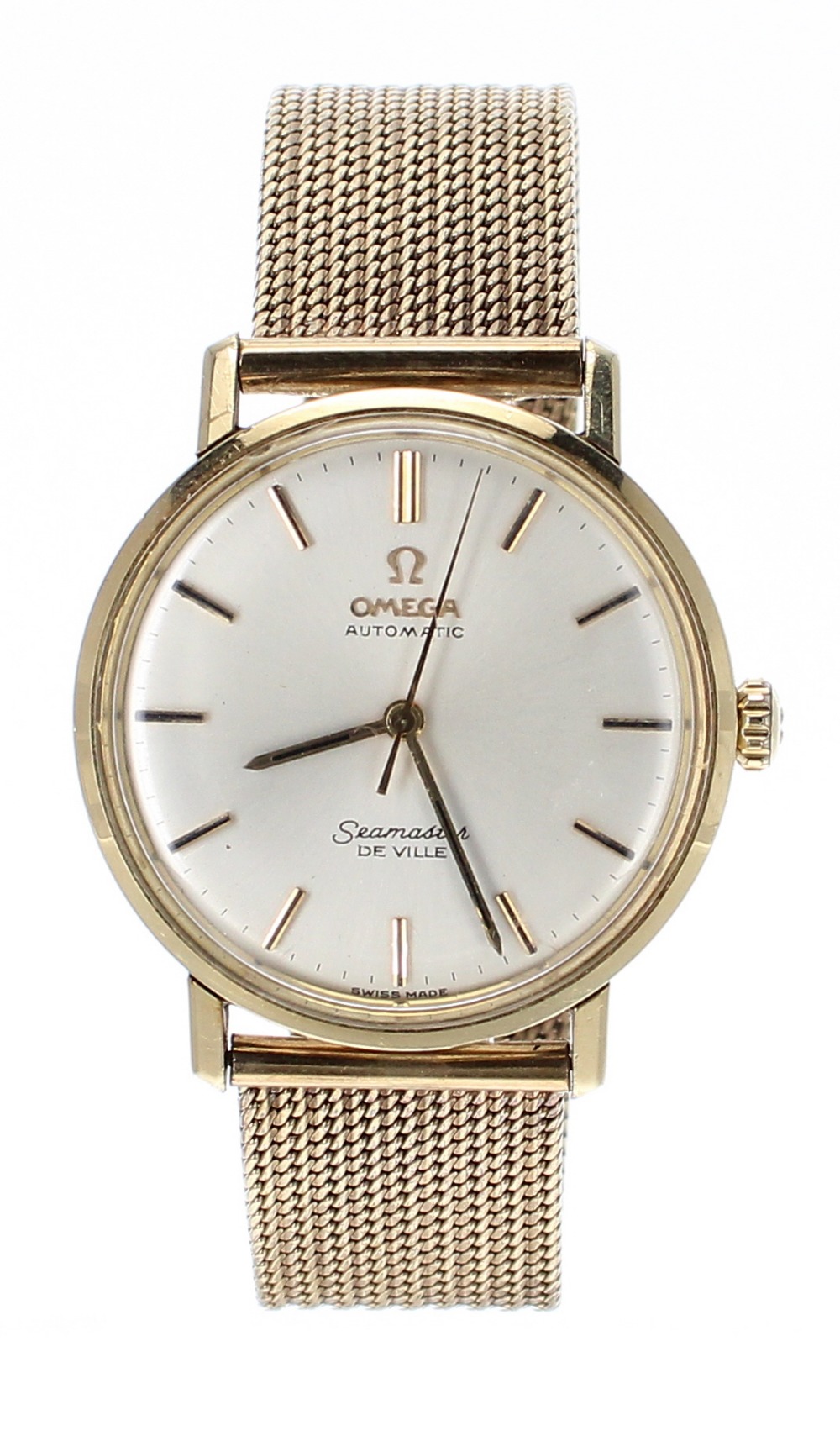 Omega Seamaster DeVille automatic gold plated and stainless steel ...