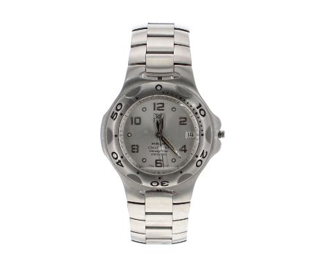 Tag Heuer Kirium Chronometer automatic stainless steel gentleman's bracelet watch, ref. WL5119, circular silvered dial, rotat
