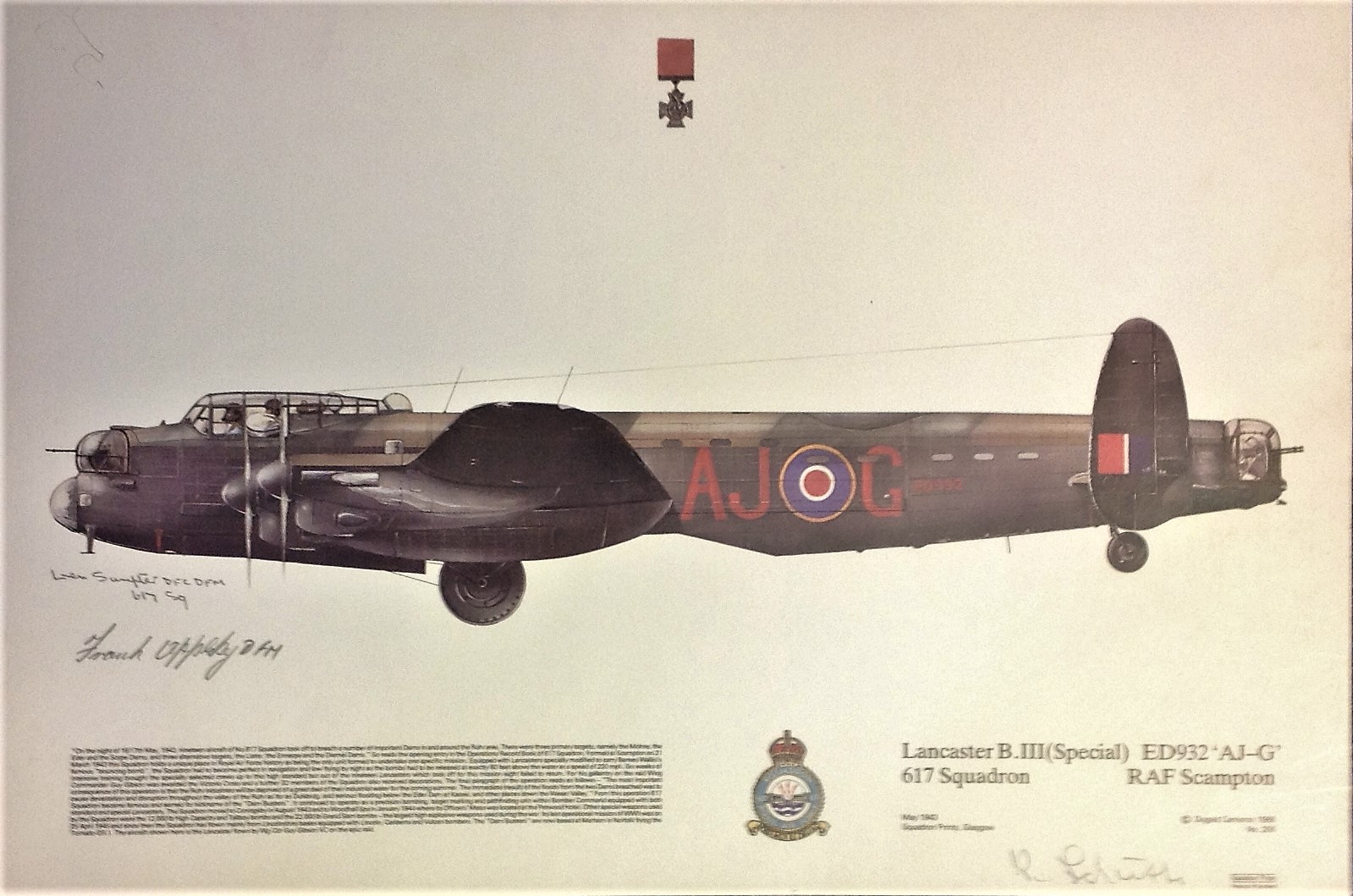 World War Two Lancaster B. III(Special ) 617 squadron RAF Scampton ...