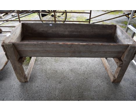 VINTAGE FEED TROUGH, W 180 H 76 CM