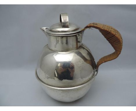 Silver Teapot - 15.5cm High - 245gms - Dented 