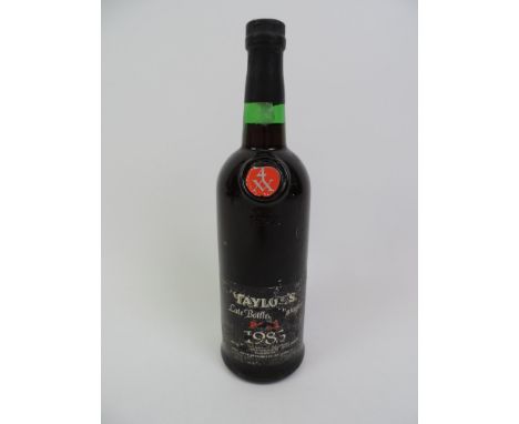 Bottle of Taylors Late Bottled Vintage Port 1983 
